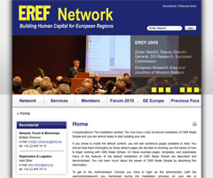 European Regional Economic Forum website